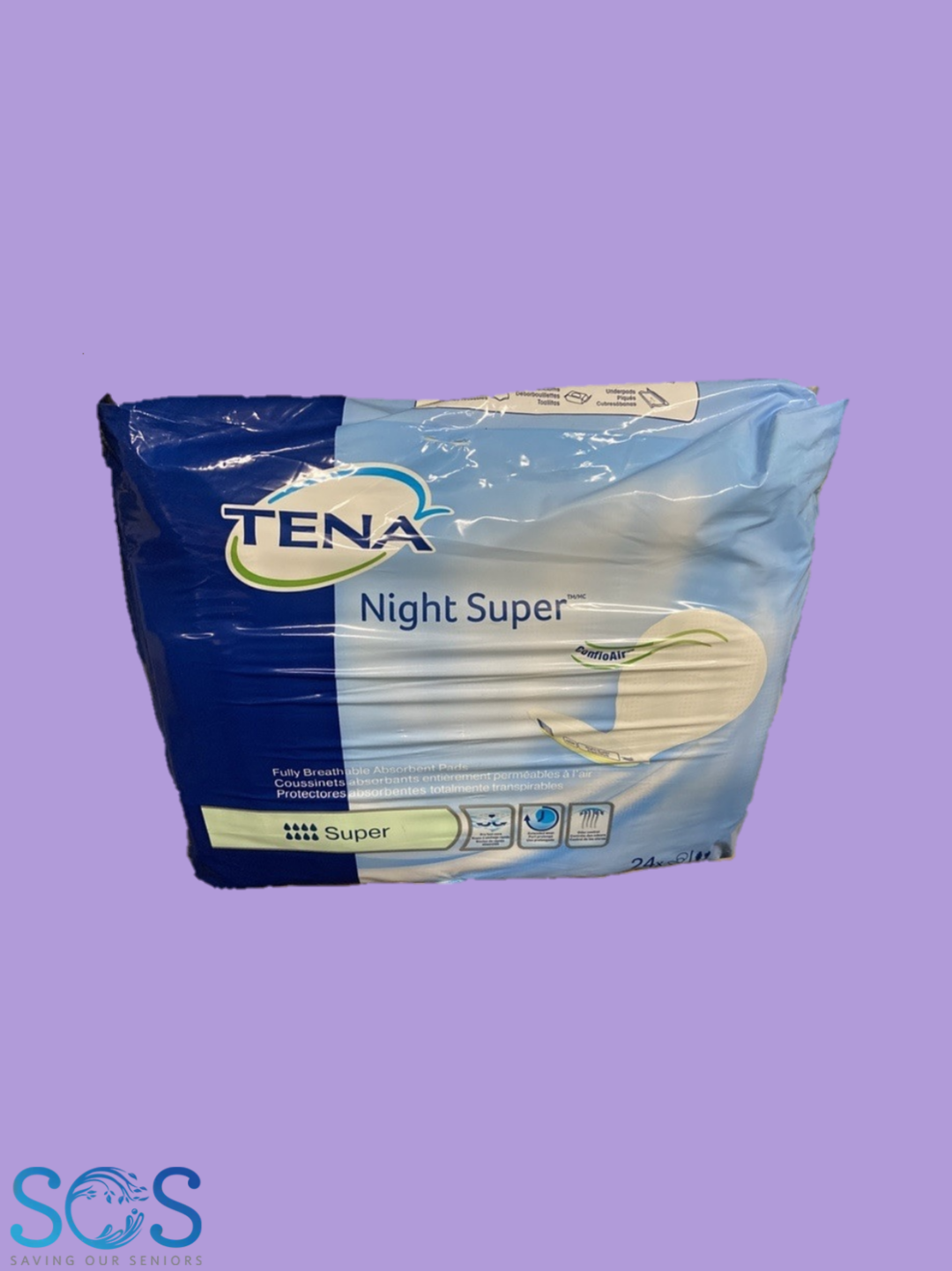 Tena Super Night 24 qty - Saving Our Seniors