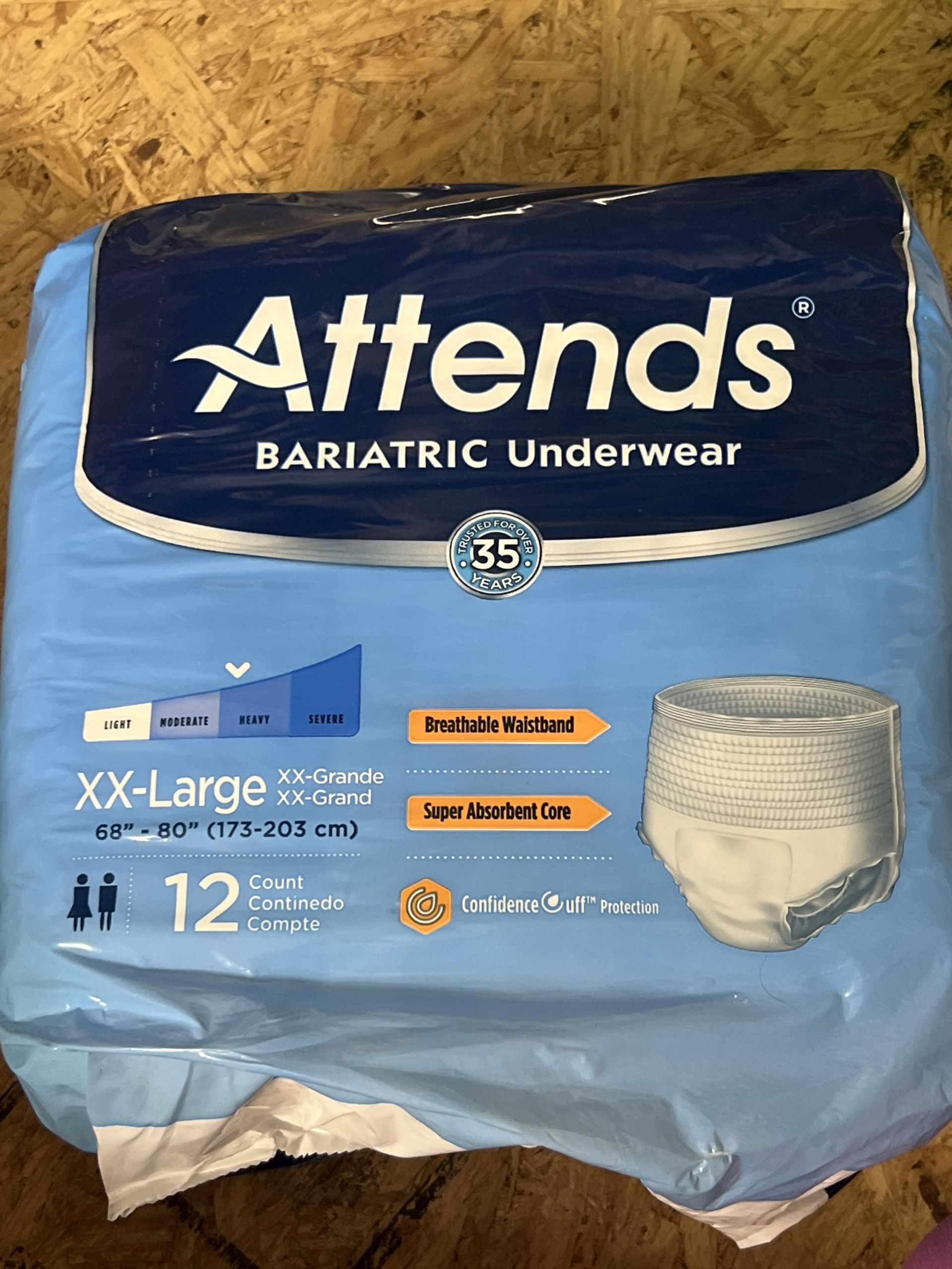 Attends Bariatric Underwear